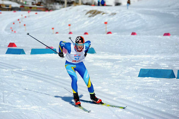 Лыжную трассу длиной 10 км Сергей Косоня преодолел за 26 минут 58 секунд