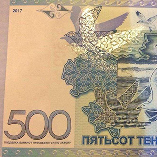 Швейцарский фотограф узнал свою чайку на казахстанской банкноте в 500 тенге