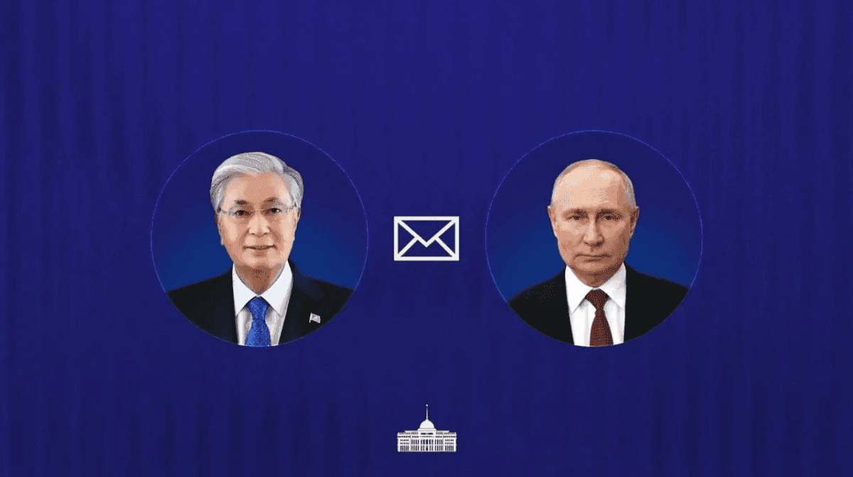 Токаев поздравил Путина с успешным проведением выборов в Госдуму