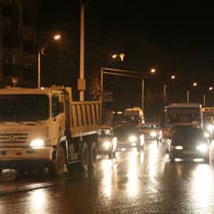 В объятья смога заключенный...
