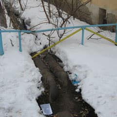Открытый изгиб в центре города