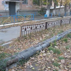 По тропинке через трассу