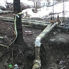 «Оденем «голые» трубы»: Проезд возле школы № 18